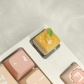 1pc Strawberry Cake / Mango Mousse Cake Artisan Clay Food Keycaps ESC MX for Mechanical Gaming Keyboard